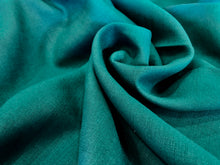 Load image into Gallery viewer, Teal Green 100% Linen.    1/4 Meter Price