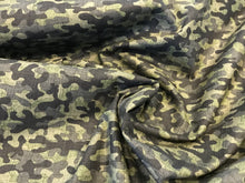 Load image into Gallery viewer, Dark Green Camouflage 100% Cotton      1/4 Meter Price
