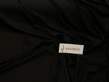 Load image into Gallery viewer, Black 95% Bamboo 5% Spandex     1/4 Meter Price