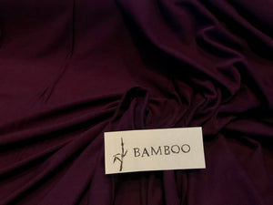 Grape 95% Bamboo 5% Spandex Knit     1/4 Meter Price