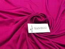 Load image into Gallery viewer, Magenta 92% Bamboo 8% Rayon Knit.     1/4 Meter Price