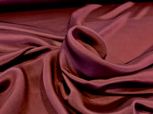 Load image into Gallery viewer, Bordeaux 4 ply 100% Silk Crepe    1/4 Meter Price
