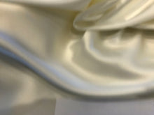 Load image into Gallery viewer, Ivory 96% Silk 4% Elastane Charmeuse.      1/4 Meter Price