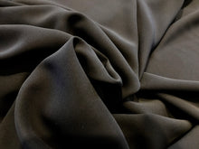 Load image into Gallery viewer, Black 100% Silk 4 Ply Silk Crepe.     1/4 Meter Price