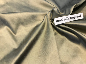 Stone Dupioni 100% Silk.   1/4 Meter Price
