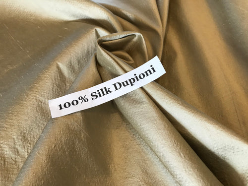 Golden Needles 100% Silk Dupioni.     1/4 Metre Price