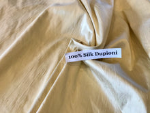 Load image into Gallery viewer, Butter Yellow Dupioni 100% Silk.      1/4 Meter Price