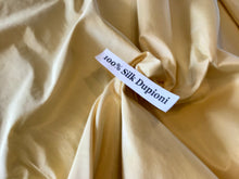 Load image into Gallery viewer, Light Yellow 100% Silk Taffeta.     1/4 Metre Price