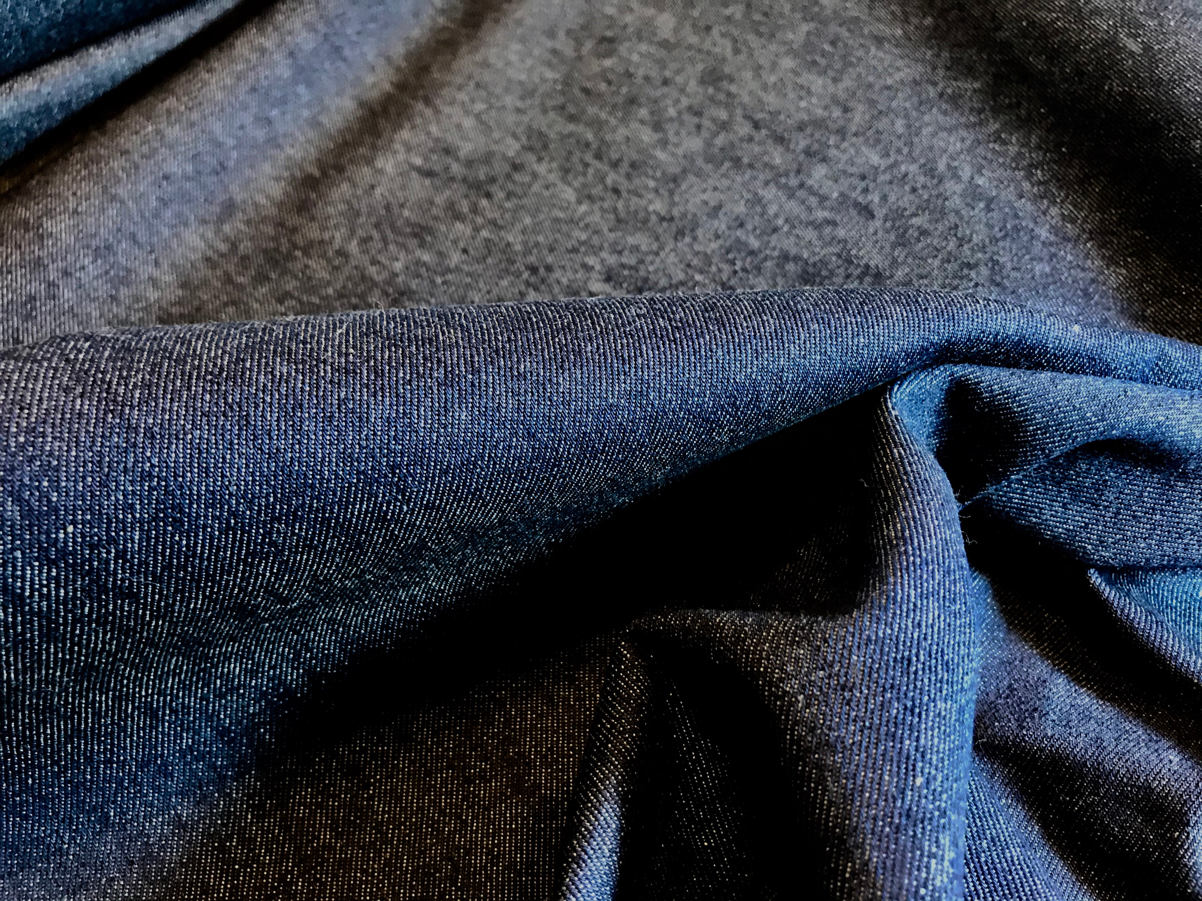 10 oz. 100% Cotton Denim.     1/4 Metre Price