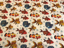Load image into Gallery viewer, Fantastic Fish 100% Cotton Lawn.      1/4 Metre Price