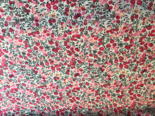 Load image into Gallery viewer, Pink Berries on White 100% Cotton Voile.     1/4 Metre Price