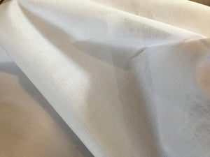 White 100% Cotton Presto Sheer Lightweight Fusible Interfacing