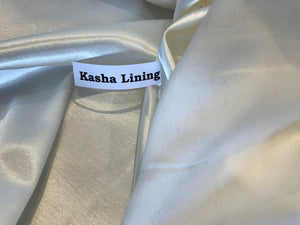 Ivory White Kasha Lining     1/4 Meter Price
