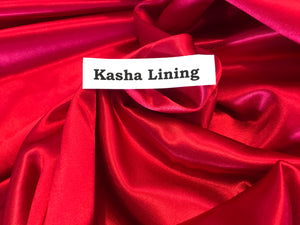 Red Kasha Lining     1/4 Meter Price