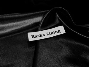 Black Kasha Lining     1/4 Meter Price