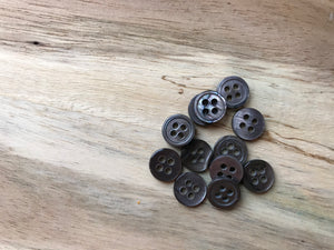 Grey MOP 4 Hole Button.      Price per Button