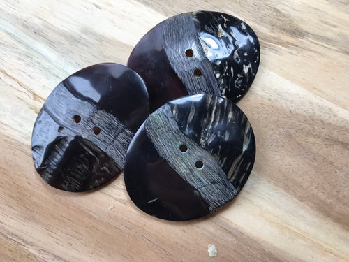 Refined Horn Artisan Button.   Price per Button