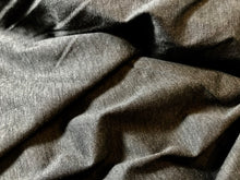 Load image into Gallery viewer, Charcoal Grey Silk &amp; Cotton Knit.     1/4 Metre Price