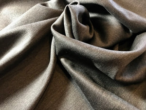 Grey Brown 100% Wool      1/4 Metre Price