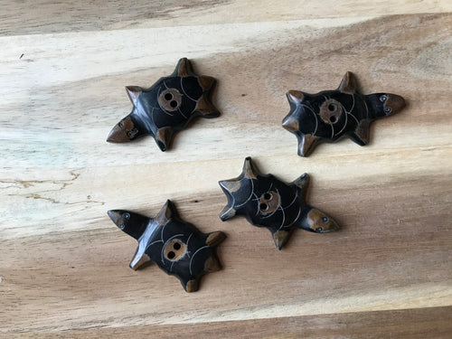 Turtle Horn Button    Price per Button