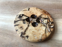 Load image into Gallery viewer, Spalted Maple 2&quot; Button.   Price per Button
