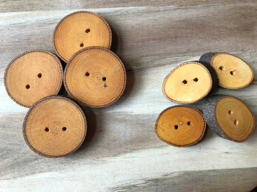 Raw Natural Buttons.  Price per Button