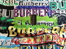 Load image into Gallery viewer, Designer Graffiti Print 100% Cotton.   1/4 Metre Price