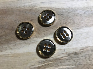 Silver & Gold Metal Suting Button     Price per Button