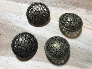 Antique Gold Filigree Buttons.    Price per Button