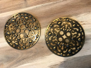 Ornate Filigree Button - 2 Colours    Price per Button