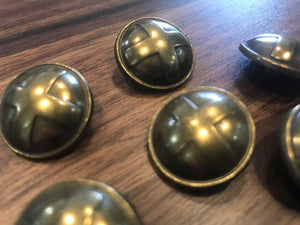 Brass Cross Buttons   Price per Button