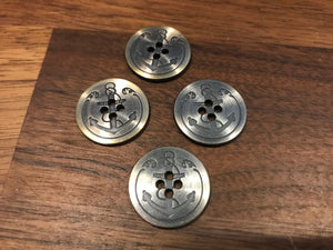 Metal Anchor Button     Price per Button