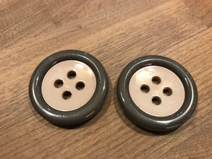 Large Two Tone Buttons.    Price per Button
