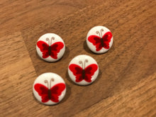 Load image into Gallery viewer, Beautiful Butterflies Buttons.  Price per Button