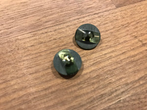 3D Green Matte & Shiny Button.   Price per Button