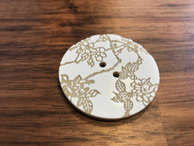 Load image into Gallery viewer, 1 3/4&quot; Cherry Blossom Button.  Price per Button