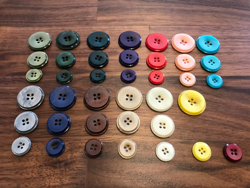 4 Hole Suiting Buttons.  Price per Button