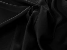 Load image into Gallery viewer, Black 100% Silk Twill.    1/4 Metre Price