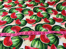Load image into Gallery viewer, Digital Watermelon 100% Cotton Lawn.   1/4 Metre Price