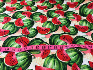 Digital Watermelon 100% Cotton Lawn.   1/4 Metre Price