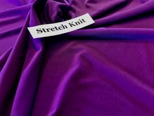 Load image into Gallery viewer, Spring Purple Knit 95% Polyester 5% Spandex.   1/4 Metre Price