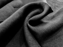 Load image into Gallery viewer, Black Italian Handkerchief Linen.   1/4 Metre Price