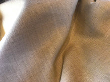 Load image into Gallery viewer, Light Caramel Yellow 100% Silk Tussah Suiting. 1/4 Meter Price