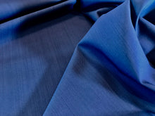 Load image into Gallery viewer, Royal Blue 98% Wool 2% Spandex Gabardine.   1/4 Metre Price