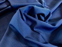 Load image into Gallery viewer, Royal Blue 98% Wool 2% Spandex Gabardine.   1/4 Metre Price