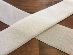 3/4" White Velcro Hook & Loop Tape.   1/4 Metre Price
