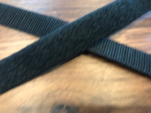 3/4" Black Velcro Hook & Loop Tape.    1/4 Metre Price