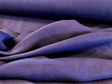 Load image into Gallery viewer, Large Weave Purple 100% Linen Suiting   1/4 Meter Price