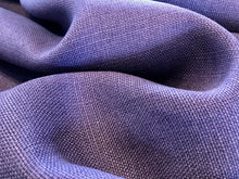 Load image into Gallery viewer, Large Weave Purple 100% Linen Suiting   1/4 Meter Price