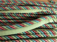 Load image into Gallery viewer, Seafoam, Teal &amp; Burgundy Piping Cord.    1/4 Metre Price